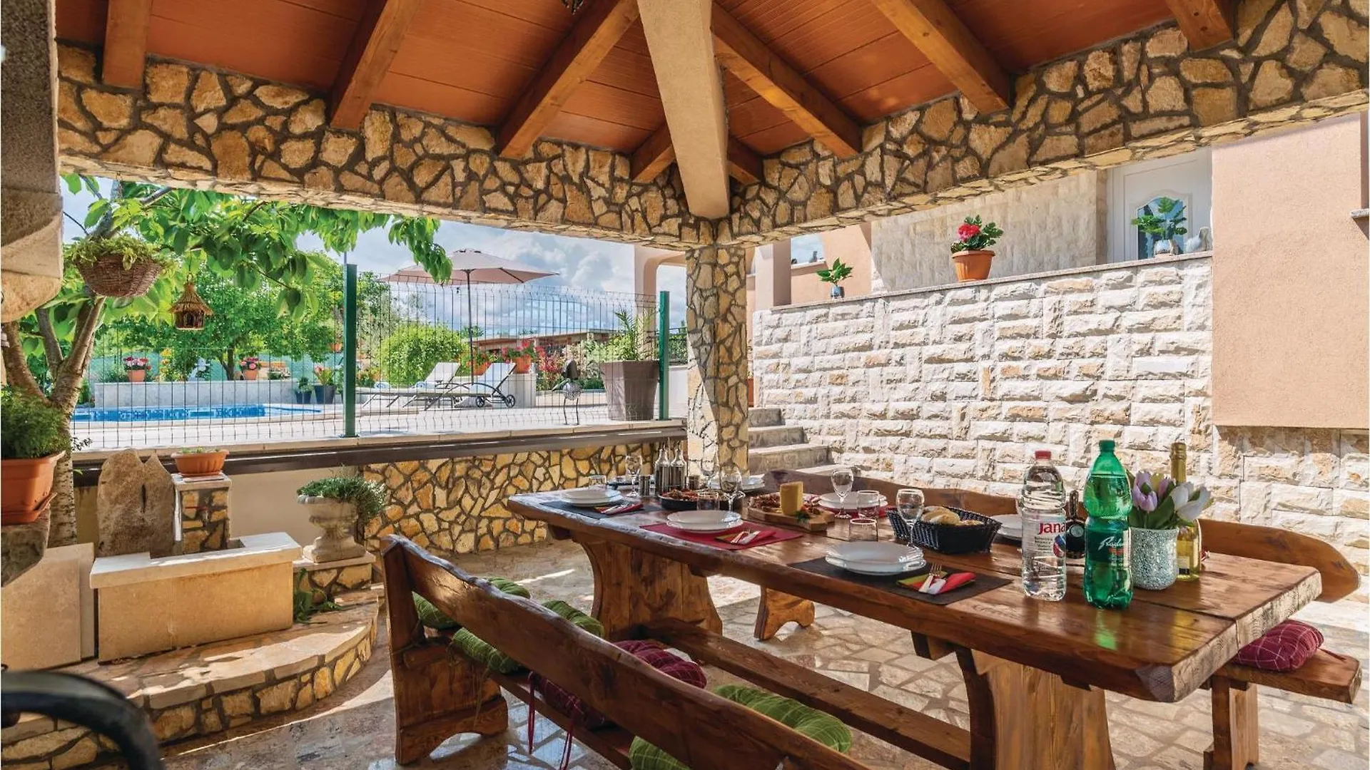Awesome Home In Nedescina With Kitchen
